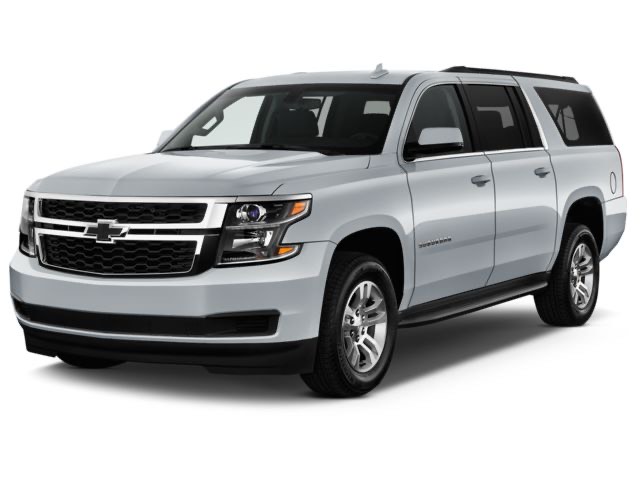 Silver Chevy Suburban